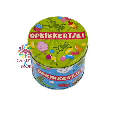 Opkikkertje Snoepblik